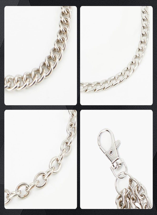 Fensong 3-Layer Wallet Chain, Wallet Chains for Men, Chain for Pants, Pants Pocket Chain - Unisex, Ideal for Hanging on Bags or Pants - Image 3